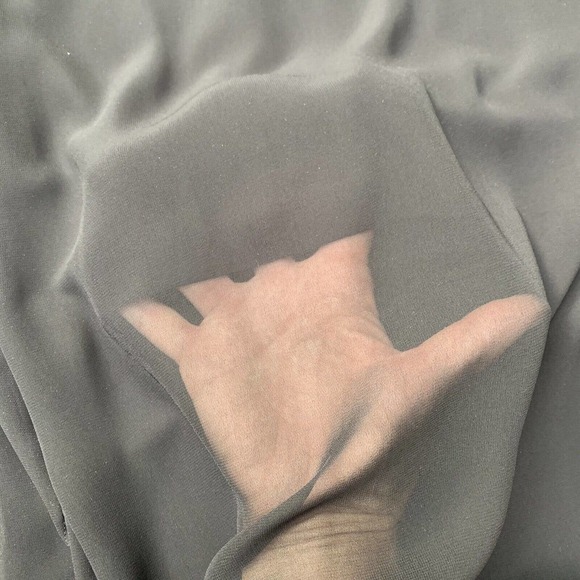 Vince Camuto Womens Black Tank Dress Mini with Long Chiffon Overlay Size XS - Picture 11 of 11